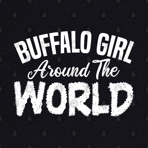 buffalo girl around the world by mdr design